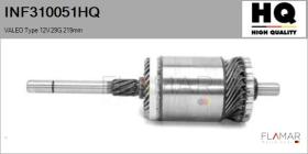 HQ INF310051HQ - INDUCIDO NUEVO VALEO Type 12V 29G 219,00mm