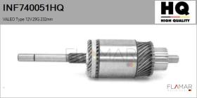 HQ INF740051HQ - INDUCIDO NUEVO VALEO Type 12V 29G 232,00mm