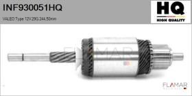 HQ INF930051HQ - INDUCIDO NUEVO VALEO Type 12V 29G 244,50mm