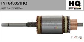 HQ INF640051HQ - INDUCIDO NUEVO VALEO Type 12V 29G 252,00mm