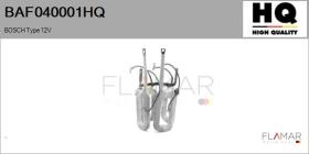 HQ BAF040001HQ - INDUCTORES NUEVO BOSCH Type 12V