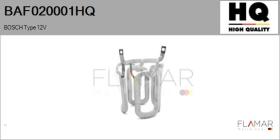 HQ BAF020001HQ - INDUCTORES NUEVO BOSCH Type 12V