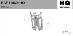HQ BAF110601HQ - INDUCTORES NUEVO BOSCH Type 24V