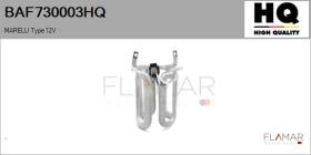 HQ BAF730003HQ - INDUCTORES NUEVO MARELLI Type 12V