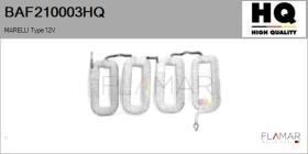 HQ BAF210003HQ - INDUCTORES NUEVO MARELLI Type 12V