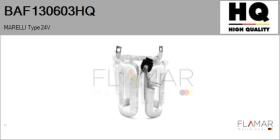 HQ BAF130603HQ - INDUCTORES NUEVO MARELLI Type 24V