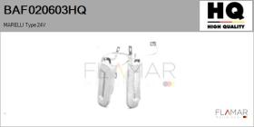 HQ BAF020603HQ - INDUCTORES NUEVO MARELLI Type 24V