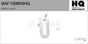 HQ BAF120603HQ - INDUCTORES NUEVO MARELLI Type 24V