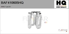 HQ BAF410605HQ - INDUCTORES NUEVO NIKKO Type 24V