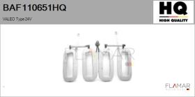 HQ BAF110651HQ - INDUCTORES NUEVO VALEO Type 24V