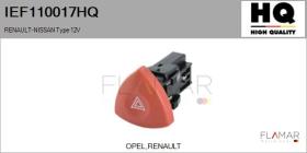 HQ IEF110017HQ - INTERR. DE AVISO