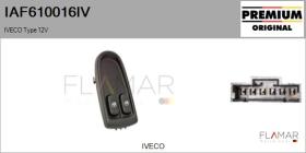 IVECO IAF610016IV - INTERRUPTOR