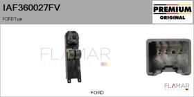 FORD-VOLVO-SAAB IAF360027FV - Interruptor, elevalunas
