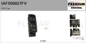 FORD-VOLVO-SAAB IAF550027FV - Interruptor, elevalunas