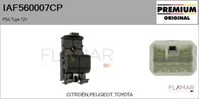 PSA IAF560007CP - Interruptor, elevalunas