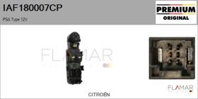 PSA IAF180007CP - Interruptor, elevalunas