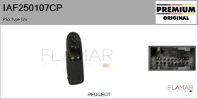 PSA IAF250107CP - Interruptor, elevalunas