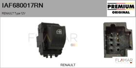RENAULT NISSAN IAF680017RN - Interruptor, elevalunas
