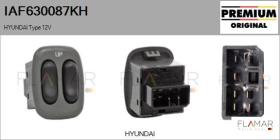 HYUNDAI-KIA IAF630087KH - Interruptor, elevalunas
