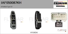 HYUNDAI-KIA IAF050087KH - Interruptor, elevalunas