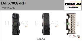 HYUNDAI-KIA IAF570087KH - Interruptor, elevalunas