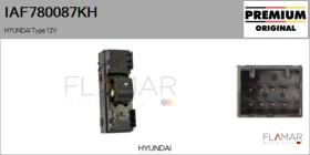 HYUNDAI-KIA IAF780087KH - Interruptor, elevalunas