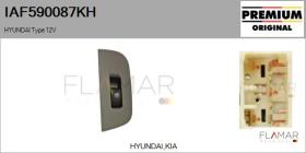HYUNDAI-KIA IAF590087KH - Interruptor, elevalunas