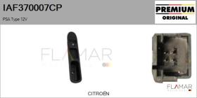 PSA IAF370007CP - Interruptor, elevalunas