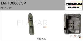 PSA IAF470007CP - Interruptor, elevalunas