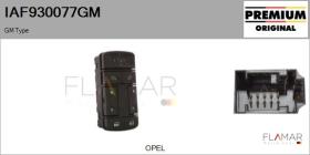GM IAF930077GM - Interruptor, elevalunas