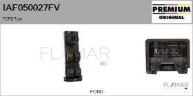 FORD-VOLVO-SAAB IAF050027FV - Interruptor, elevalunas