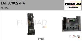 FORD-VOLVO-SAAB IAF370027FV - Interruptor, elevalunas