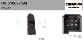 GM IAF510077GM - Interruptor, elevalunas