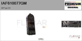 GM IAF610077GM - Interruptor, elevalunas