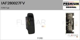 FORD-VOLVO-SAAB IAF280027FV - Interruptor, elevalunas