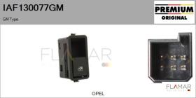 GM IAF130077GM - Interruptor, elevalunas