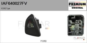 FORD-VOLVO-SAAB IAF640027FV - Interruptor, elevalunas