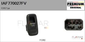 FORD-VOLVO-SAAB IAF770027FV - Interruptor, elevalunas