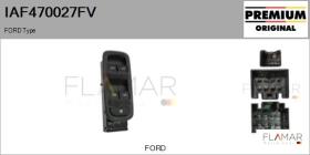 FORD-VOLVO-SAAB IAF470027FV - Interruptor, elevalunas