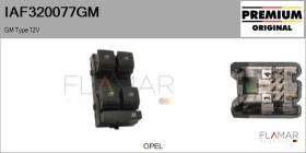 GM IAF320077GM - Interruptor, elevalunas