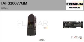 GM IAF330077GM - Interruptor, elevalunas
