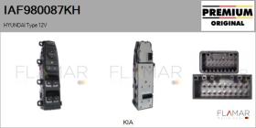 HYUNDAI-KIA IAF980087KH - Interruptor, elevalunas