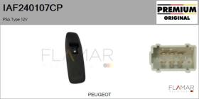 PSA IAF240107CP - Interruptor, elevalunas
