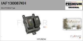 HYUNDAI-KIA IAF130087KH - Interruptor, elevalunas
