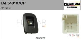 PSA IAF540107CP - Interruptor, elevalunas