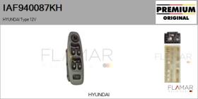 HYUNDAI-KIA IAF940087KH - Interruptor, elevalunas