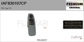 PSA IAF830107CP - Interruptor, elevalunas