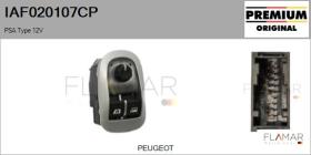 PSA IAF020107CP - Interruptor, elevalunas