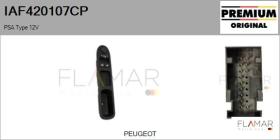 PSA IAF420107CP - Interruptor, elevalunas
