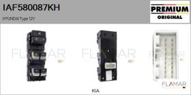 HYUNDAI-KIA IAF580087KH - Interruptor, elevalunas